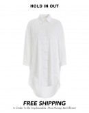              【READY STOCK】Over-Size Long-Line Pajamas Shirt