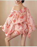                 【READY STOCK】Kimono Sexy Lingeries Fit In 60kg