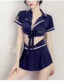                 【READY STOCK】Cosplay Tops+ Skirt Sexy Lingeries