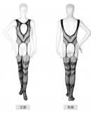                                                          【Ready Stock】Cut-Out Stocking Body-Suit
