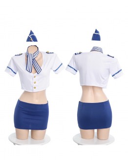                                                          【Ready Stock】Airline Style Sexy Lingeries Set