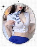                                                          【Ready Stock】Airline Style Sexy Lingeries Set