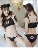                                                          【Ready Stock】Kitty Hairband Sexy Lingeries Set