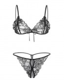                            【READY STOCK】LACE BRA WITH T-BACK SET