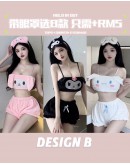                                                          【Preorder】Velvet Camisole Cuteness Pajamas Set