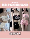                                                          【Preorder】Velvet Camisole Cuteness Pajamas Set