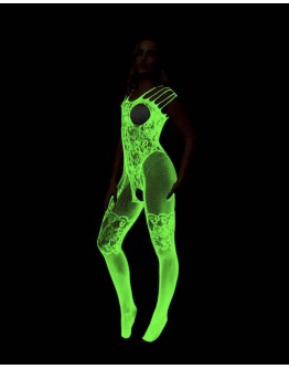                                                          【Preorder】Camisole Fluorescent Body-Suit Stockings