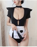                                                          【Preorder】Ribbon Backless The Maid Style Dress