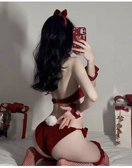                                                          【Preorder】Christmas Velvet Style Bikini Sexy Lingeries