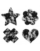                                                          【Preorder】Black Lace Sexy Lingeries Nipple Covers