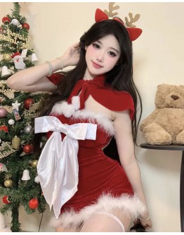                                                          【Preorder】Bigger Ribbon Christmas Dress