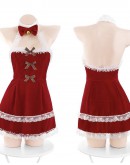                                                          【Preorder】Ribbon Bell Christmas Looks Dress Set