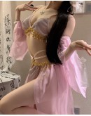                                                          【Preorder】40kg-60kg Rhinestone Layered Sexy Lingeries Set