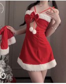                                                                【READY STOCK】40kg-60kg Christmas Dress With Hats+ T-Back