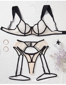                                                          【Preorder】S-L Underwire Bikini 4 In Set Sexy Lingeries