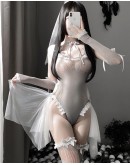                                                          【Preorder】40kg-60kg Grey Bride Stockings Set