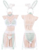                                                          【Preorder】40kg-60kg Rabbit Velvet Bikini Skirt Set