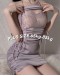                                                                【READY STOCK】65kg-85kg Plus Silk Grenadine Fitted Pajamas Dress