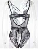                                                                【READY STOCK】55kg-80kg Plus Camisole Lace Body-Suit