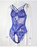                                                                【READY STOCK】55kg-80kg Plus Camisole Lace Body-Suit