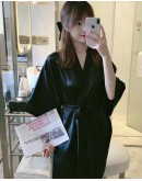                                                          【Preorder】Ice-Silk Long-Line Kimono Pajamas