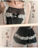                                                          【Preorder】The Cutest Maid Pajamas Set With Stockings