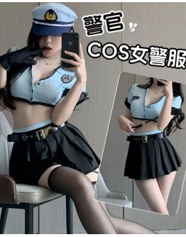                                                          【Preorder】40kg-55kg Cos Blue Skirt Set Sexy Lingeries Set