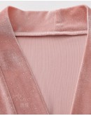                                                          【Preorder】40kg-65kg Pink Bling-Bling Silver Kimono
