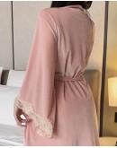                                                          【Preorder】40kg-65kg Pink Bling-Bling Silver Kimono