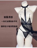                                                          【Preorder】40kg-50kg Sexy Lingeries Necklace Bracelet Set+T-Back