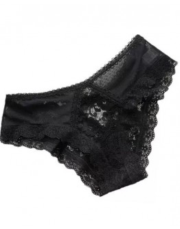                                                          【Preorder】40kg-55kg Backless Cut-Out Lace Panties