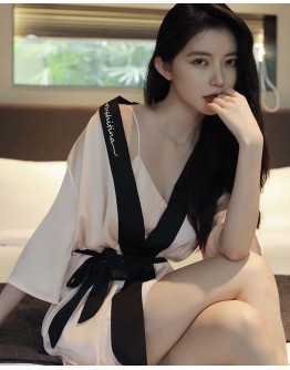                                                          【Preorder】40kg-70kg Ice Silk Kimono + Pajamas Dress