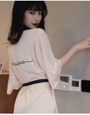                                                          【Preorder】45kg-70kg Ice Silk Kimono Outwear Pajamas