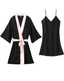                                                          【Preorder】40kg-70kg Ice Silk Kimono + Pajamas Dress