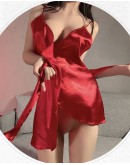                                                          【Preorder】40kg-55kg Lace-Up Pajamas Dress+T-Back