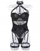                                                          【Preorder】40kg-85kg Halter-Neck Tie-Belt Body-Suit