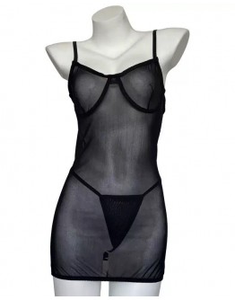                                                          【Preorder】40kg-60kg Backless Lace-Up Fitted Pajamas Dress
