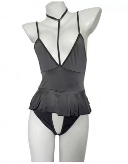                                                          【Preorder】40kg-60kg Halter-Neck Body-Suit Dress