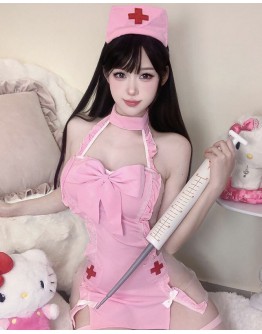                                                          【Preorder】40kg-75kg Cos Halter-Neck Fitted Sexy Lingeries