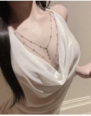                                                                         【Preorder】40kg-55kg V-Neck NightWear Dress+T-Back