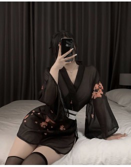                                                                         【Preorder】40kg-60kg Thin Chiffon Sakura Kimono Set