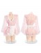                                                                         【Preorder】40kg-60kg Pink Rabbit Kimono NightWear Set