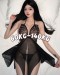                                                          【Ready Stock】60kg-140kg Thin Asymmetrical Butterfly Night Dress