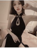                                                          【Preorder】40kg-60kg Fringe Backless Dress+T-Back