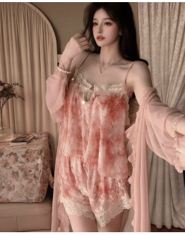                                                         【Preorder】40kg-75kg Pads Pajamas Tops+ Shorts /Outwear Kimono
