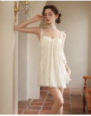                                                          【Preorder】40kg-60kg Asymmetrical Loose Maxi Pajamas Dress