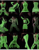                                                          【Preorder】40kg-60kg Night Fluorescence Sexy Lingeries Stockings