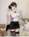                                                          【Preorder】40kg-55kg Halter-Neck Backless Fitted Dress Set