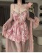                                                          【Preorder】40kg-65kg Flora Pads Dress/ Kimono Outwear
