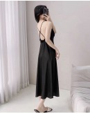                                                          【Preorder】35kg-75kg Ice Silk Camisole Pajamas Dress / Long Kimono
